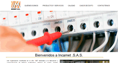 Desktop Screenshot of incamet.com